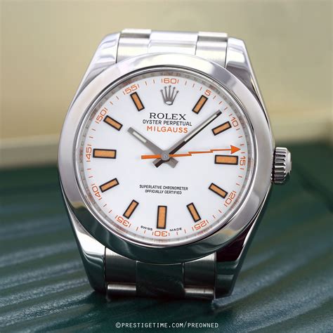 pre owned rolex milgauss|Rolex Milgauss for sale used.